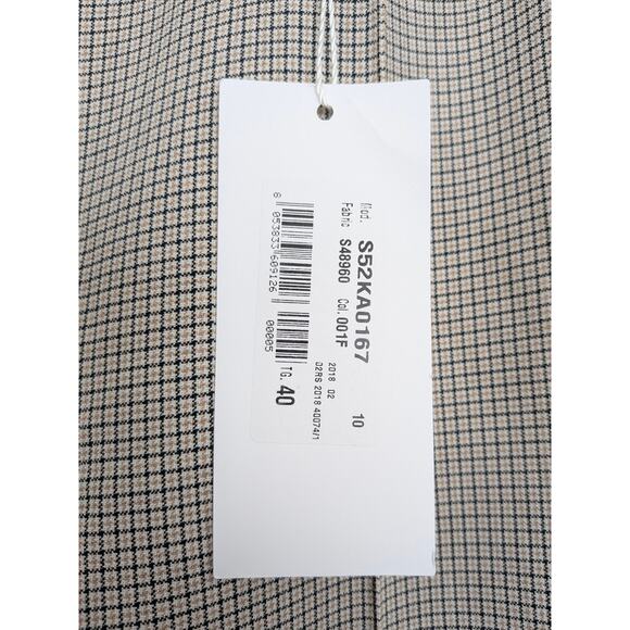 NWT Maison Margiela MM6 Paris Micro Check Trousers IT 40 Checkered Made In Italy - Picture 9 of 12